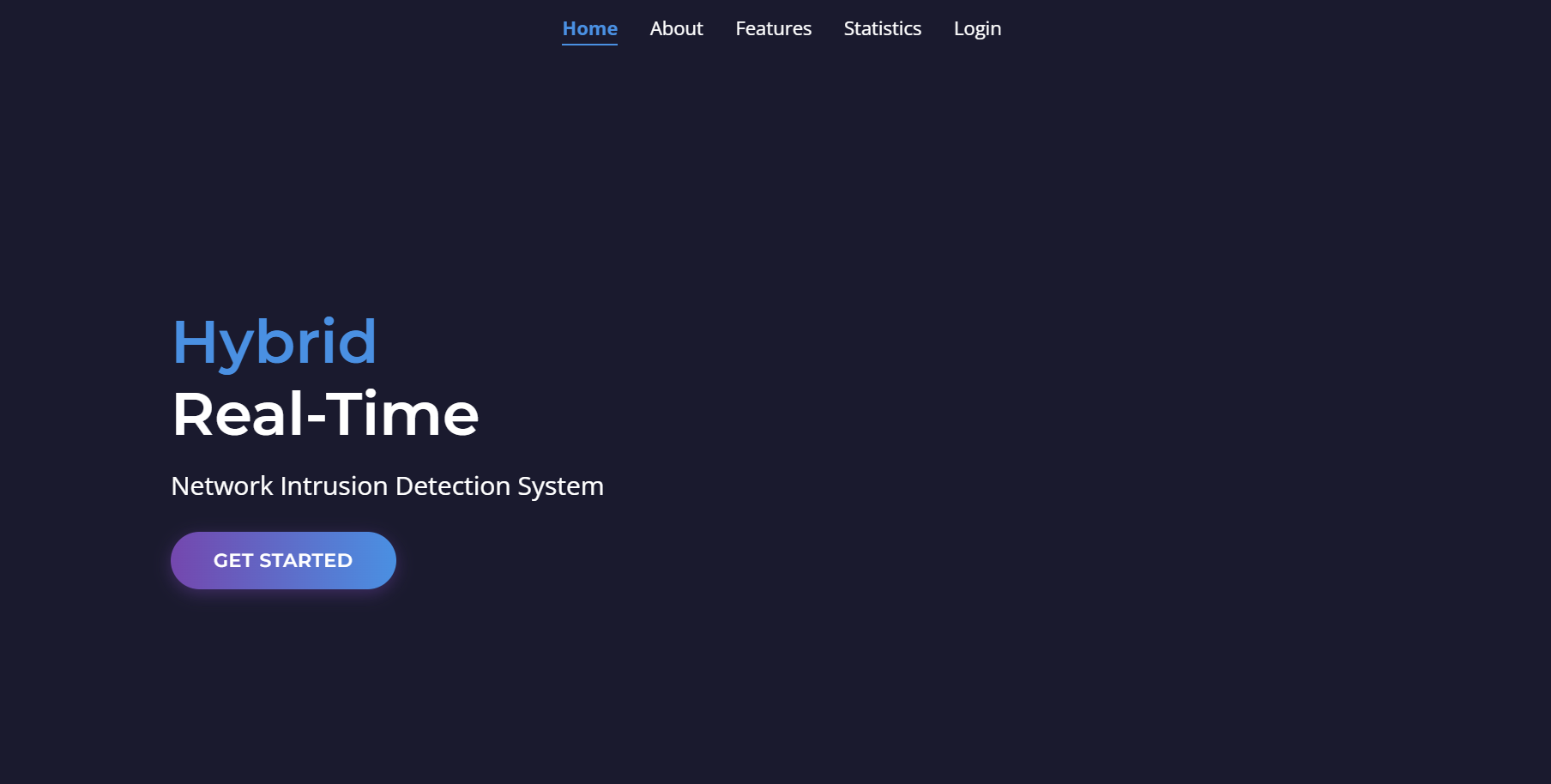 Realtime Network Intrusion Detection System